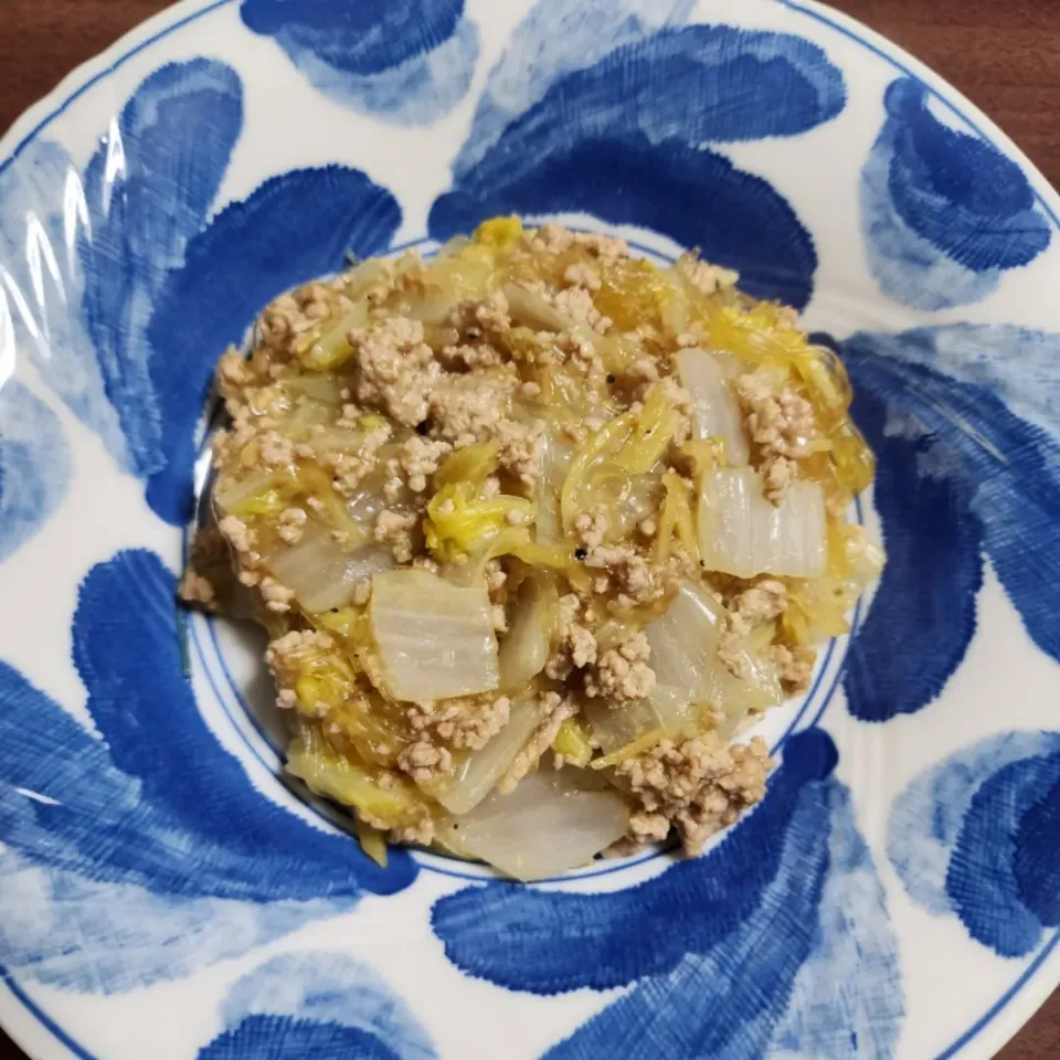 白菜と春雨と豚ミンチの煮物|ひろにぃさん