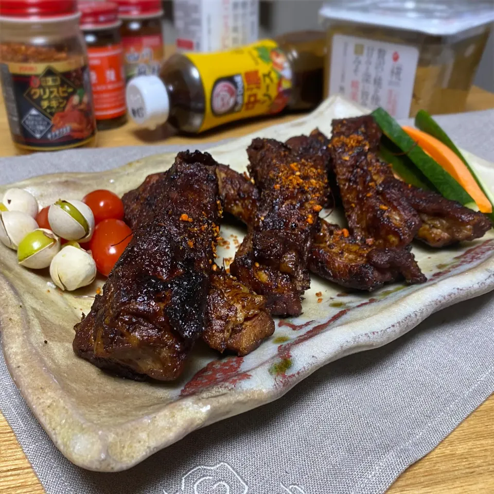 万能味ソースで、スペアリブ中華BBQ風味|sakurakoさん