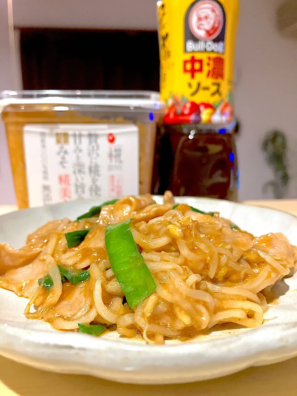 万能味ソースでもやしと豚バラの餡かけ炒め|ママ子さん