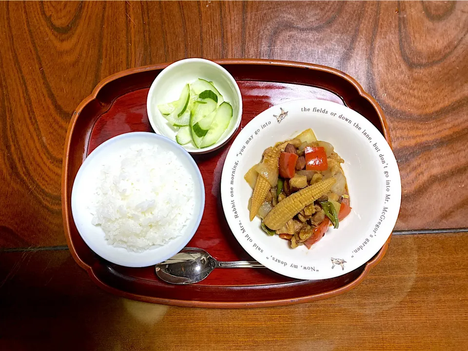 -いっちゃんさんのお料理を参考にさせて頂きました🙏-万能味ソースでカシューナッツ炒め|マシュマロさん