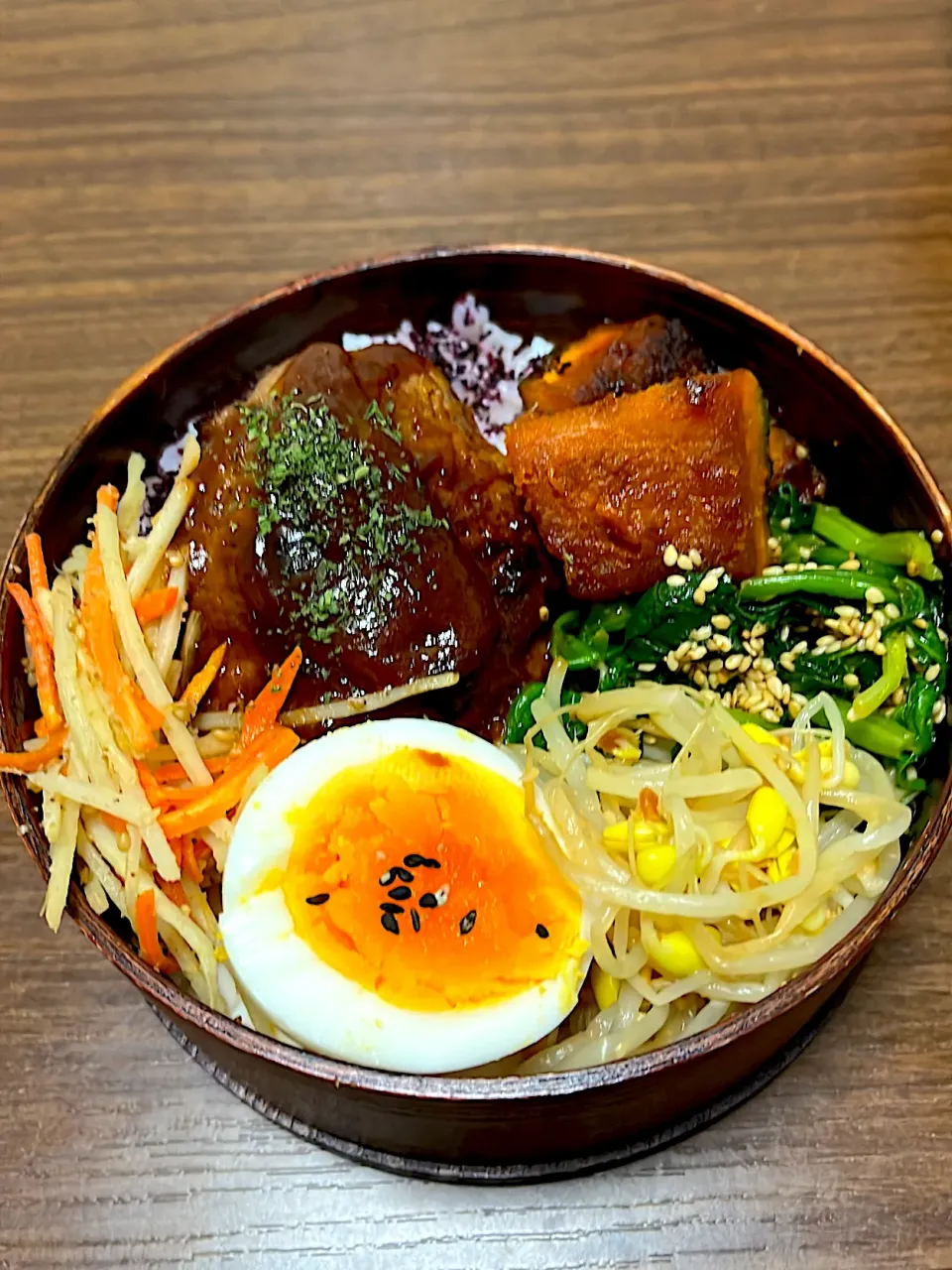 デミハンバーグ弁当|まあるななさん