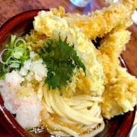 Snapdishの料理写真:天ぷらぶっかけ　冷|りえこさん