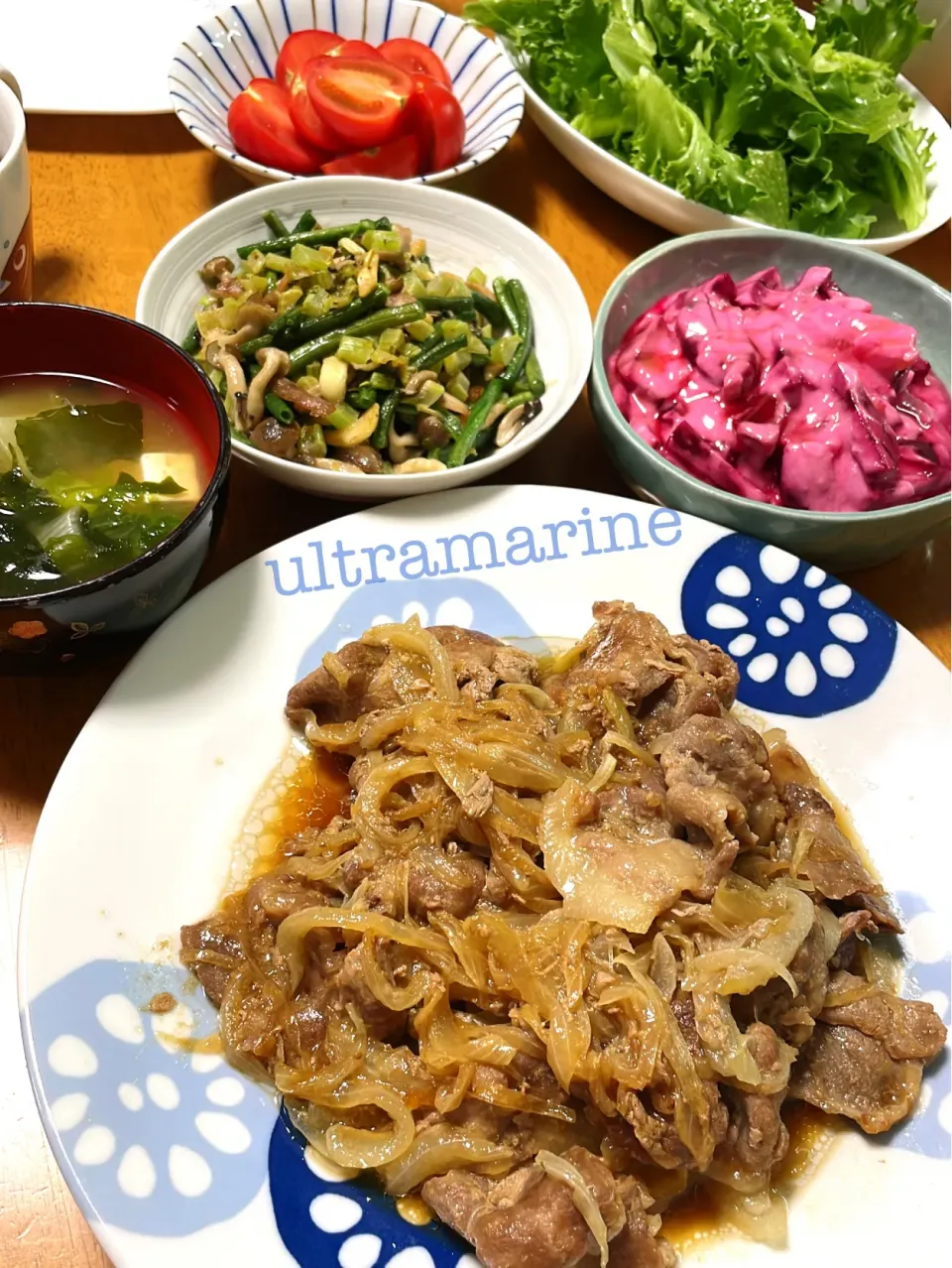 Snapdishの料理写真:＊ストック食材で休み明けごはん♪＊|ultramarineさん