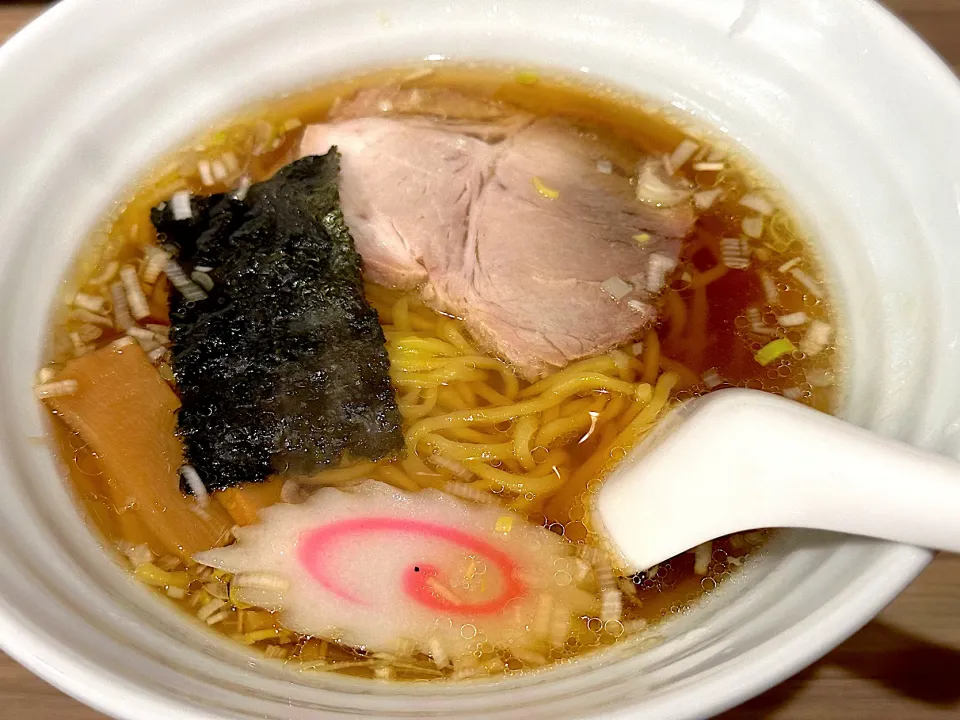 Cセットの醤油ラーメン|マハロ菊池さん