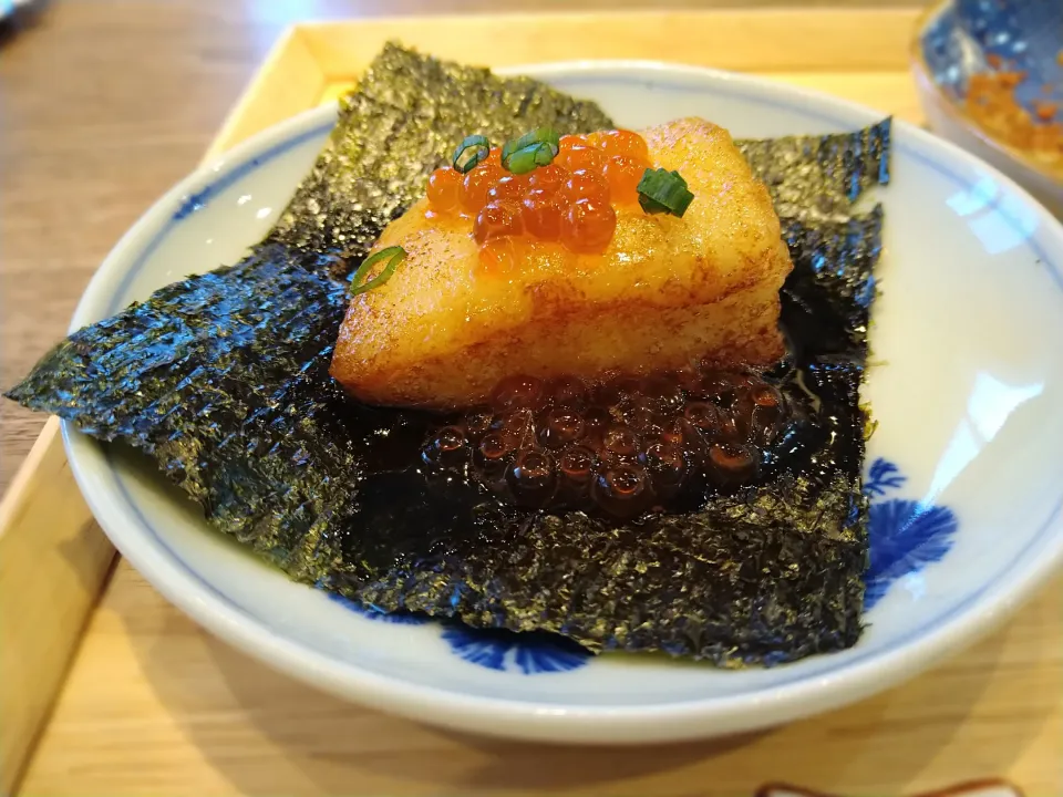 バター醤油磯辺餅　いくらのせ|古尾谷りかこさん