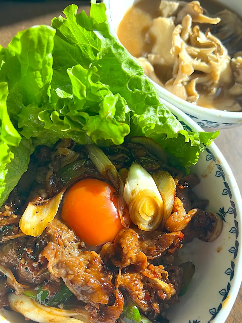 肉とネギ焼き丼|あーちゃんさん