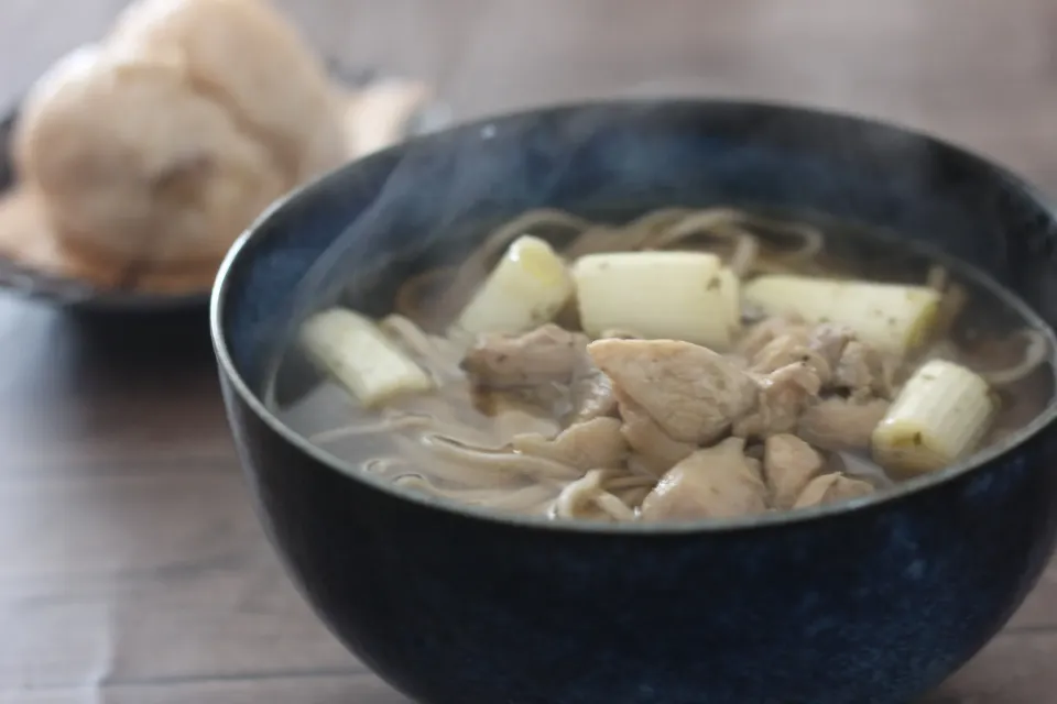 ゆずこしょう風味の鶏南蛮そば～年越しそば2023|ちいさなしあわせキッチンさん