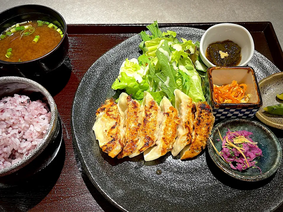 あぐーの塩ぎょうざランチ|中原真一さん