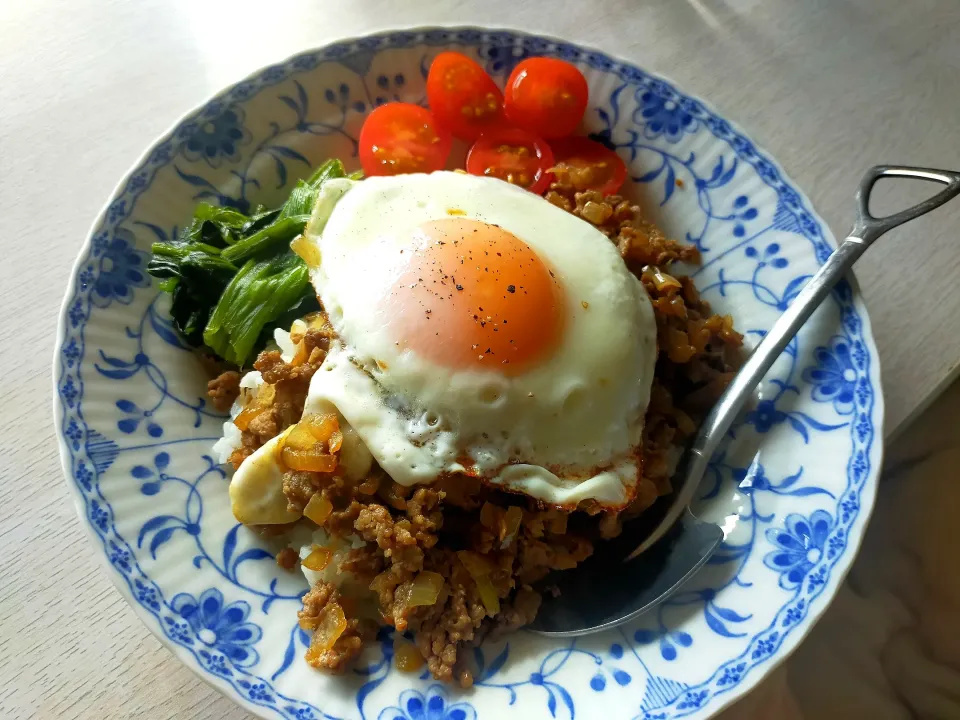 ロコモコ丼もどき|自炊記録さん