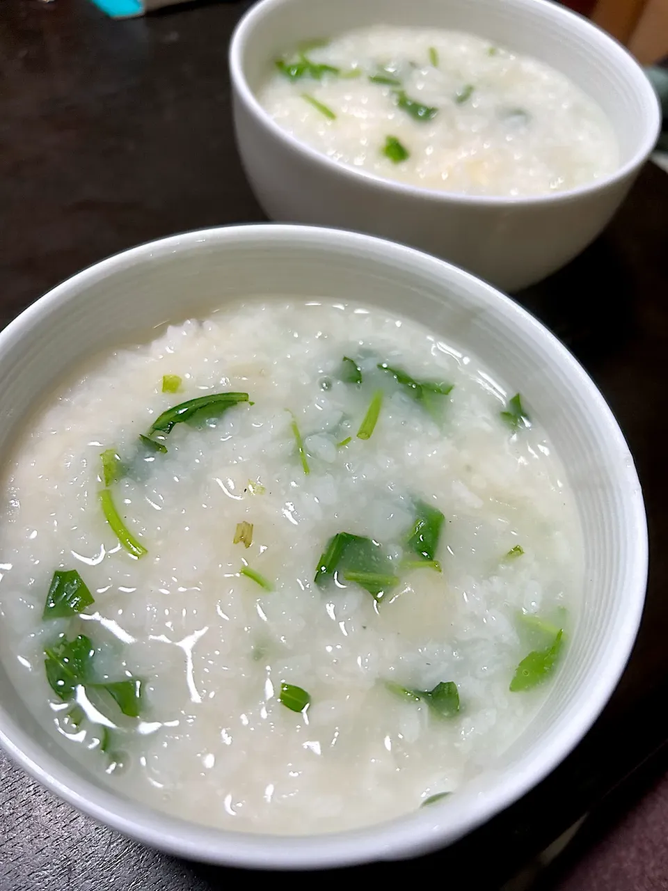 餅入り中華風七草粥|ハルさん