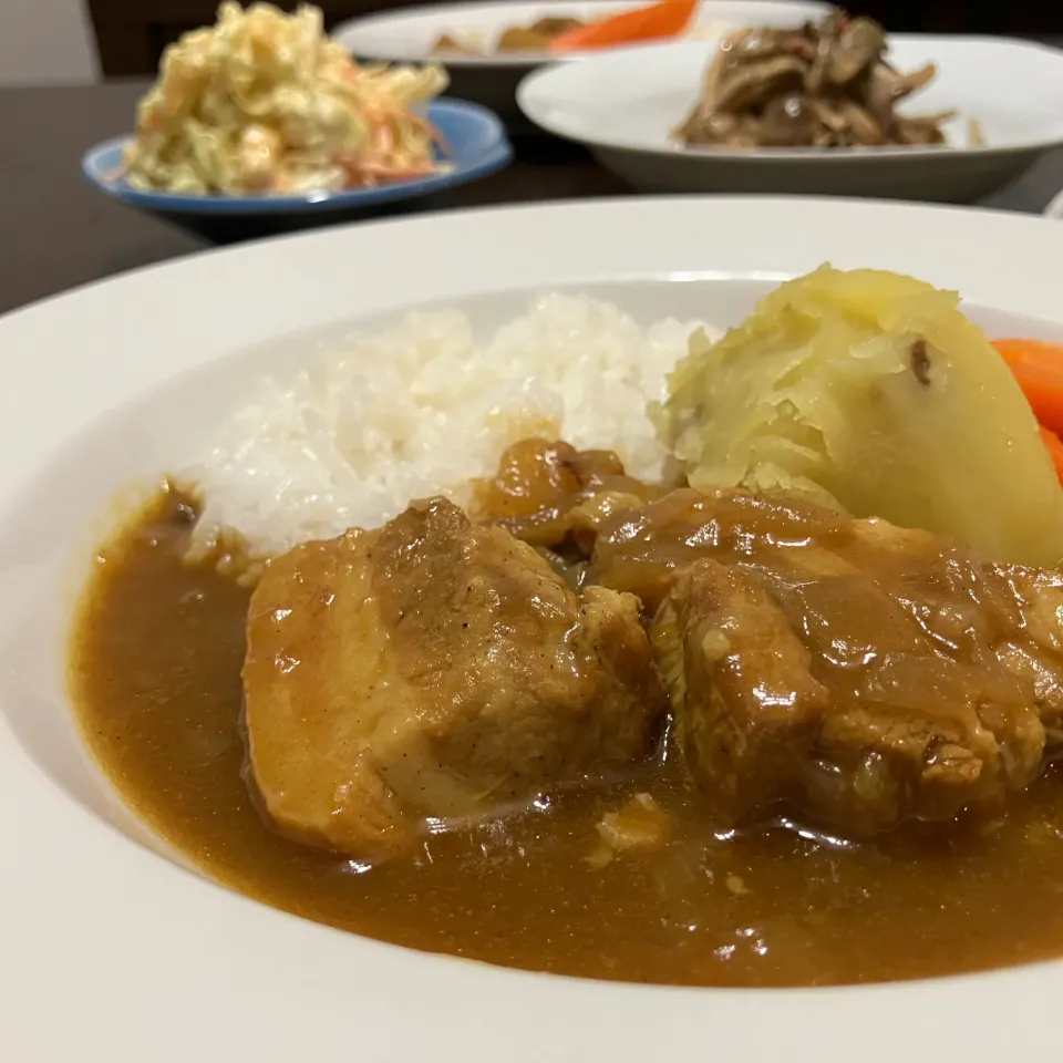 1/7 豚バラカレー🍛|あーるさん