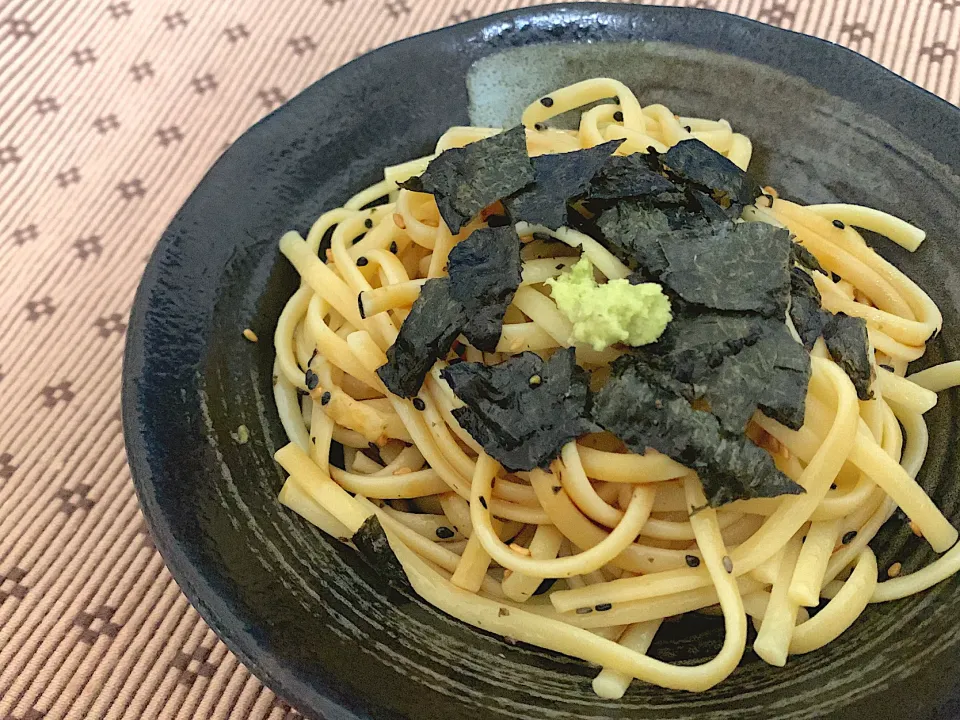 Snapdishの料理写真:わさびパスタ|satokoさん