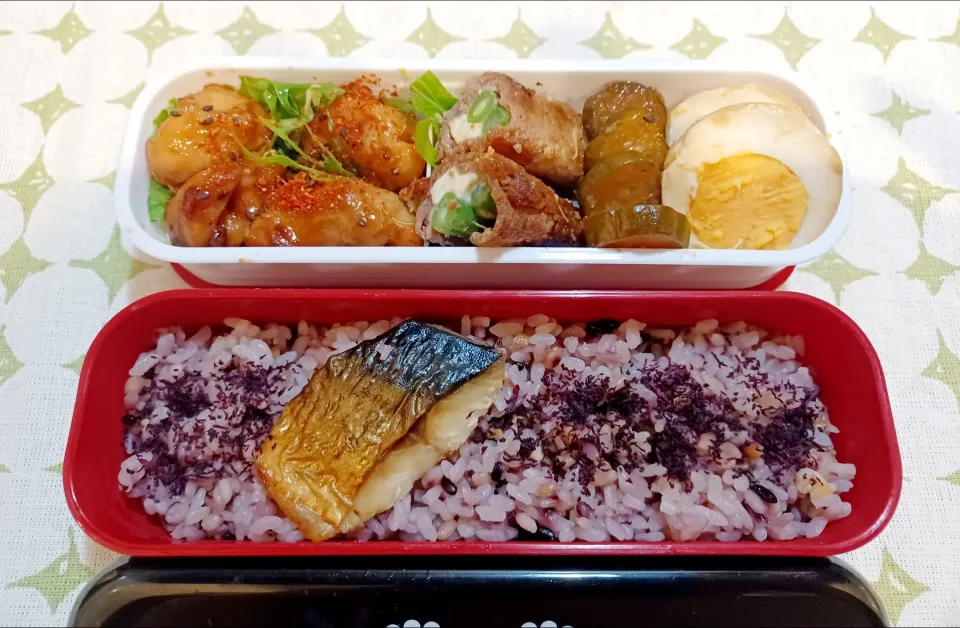 肉巻き弁当🍱|ポロポロさん