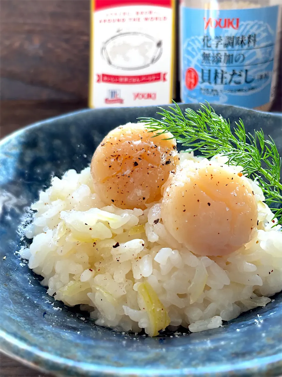 🌏おいしい世界ごはんパートナー🌍
✨ワールド調味料で正月明け身体にやさしいごはん✨
化学調味料無添加の貝柱だしdeホタテのチーズリゾット|9421beruさん