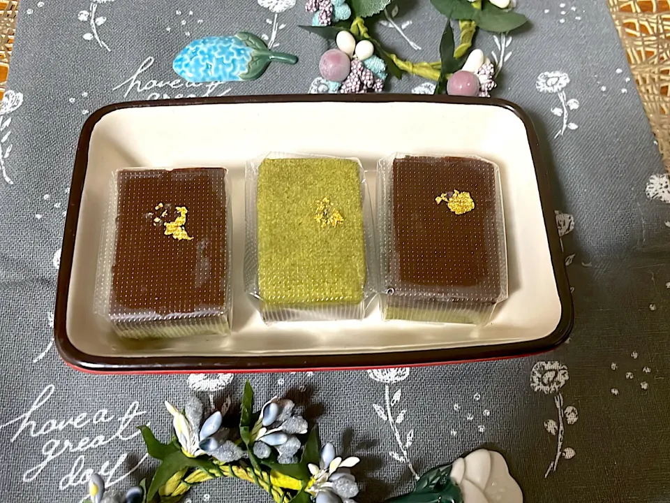 Snapdishの料理写真:金沢の茶菓工房たろうのお菓子☺️|🌼はなちゃん🌼さん