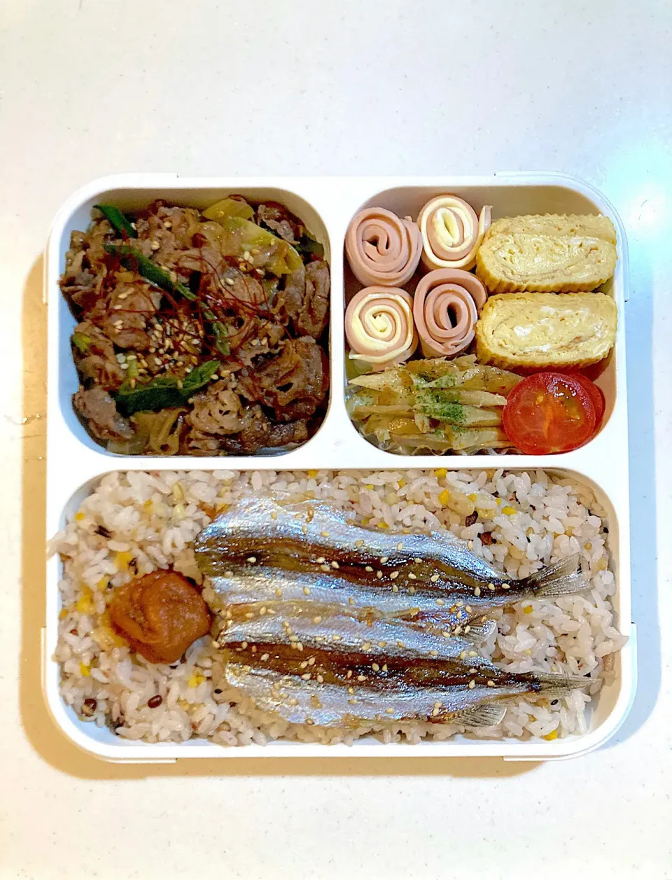 Snapdishの料理写真:2024.01.08 牛焼肉弁当 ◎|Yama○°さん