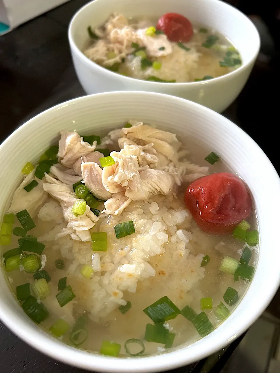 Snapdishの料理写真:鶏出汁おこげ茶漬け|ハルさん