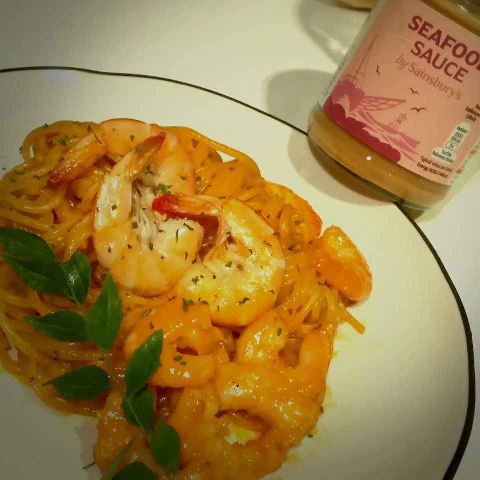 セインズベリーのseafood sauce|osanpowankoさん