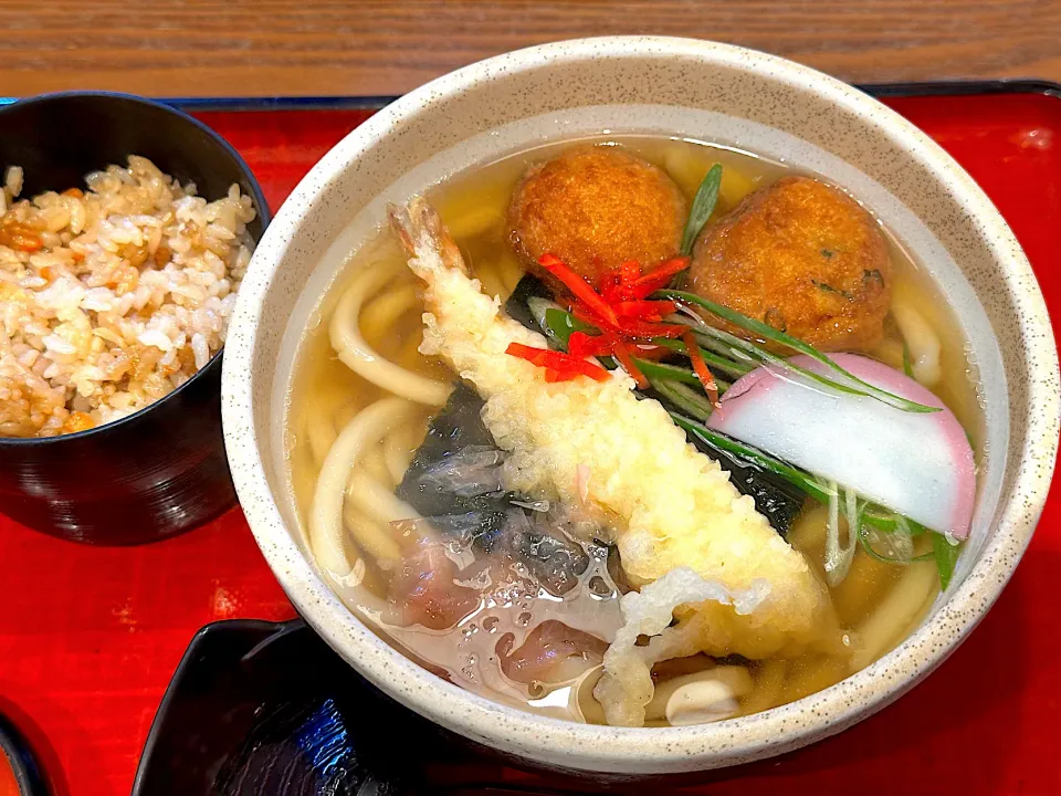 たこあげうどん定食|マハロ菊池さん