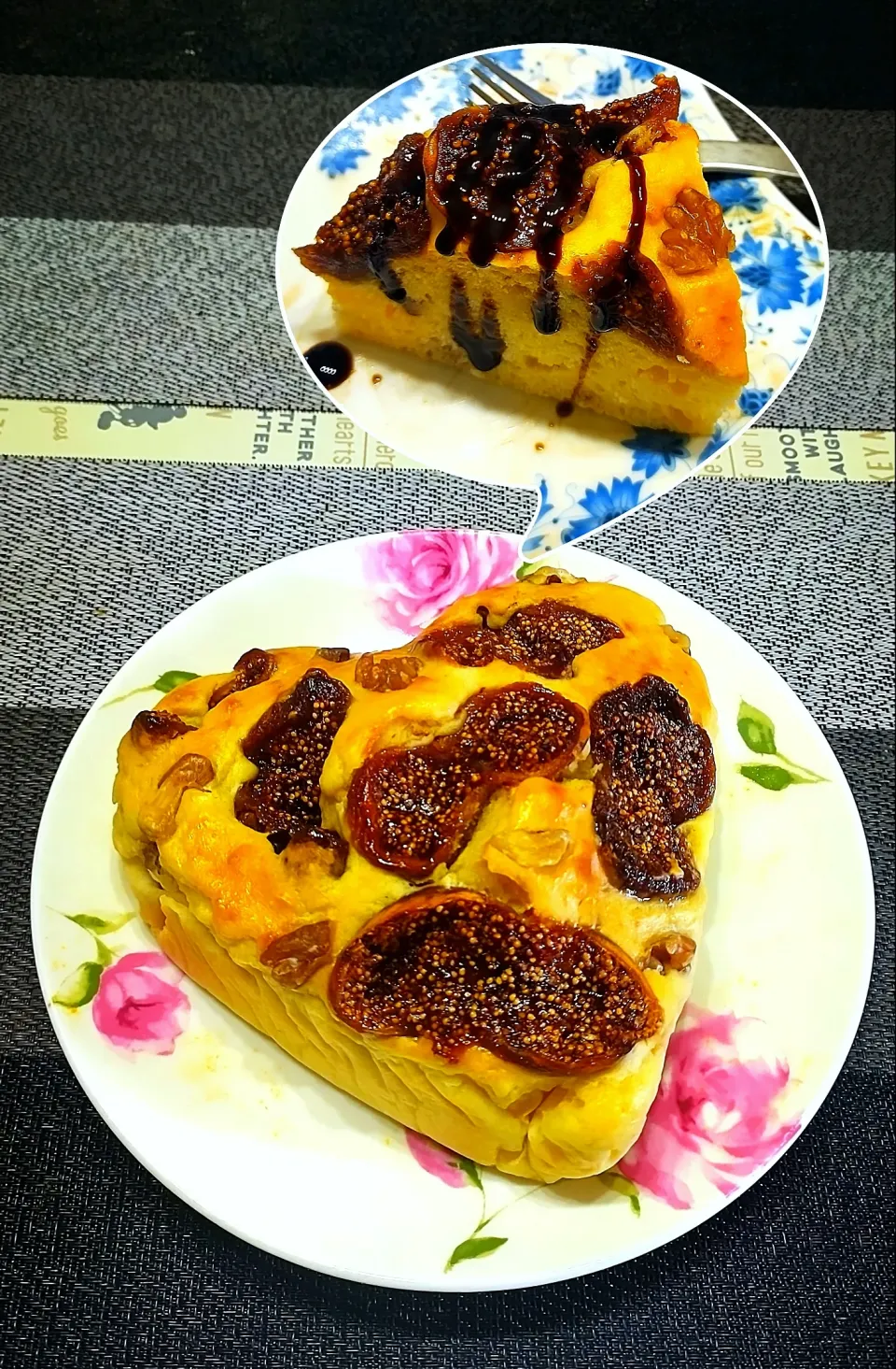 Snapdishの料理写真:fumfumさんの料理 手作り甘酒で～🎶
無花果のヨーグルトケーキ|みったんさん