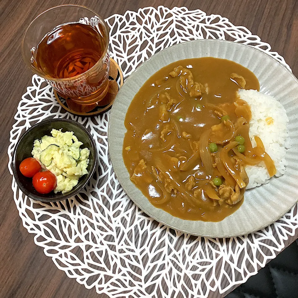 1/9  豚しゃぶカレー🍛|らぶちあんさん