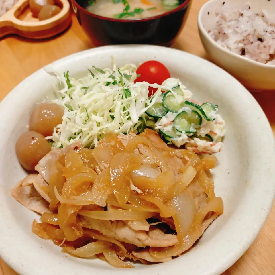 しょうが焼き定食|さらささん