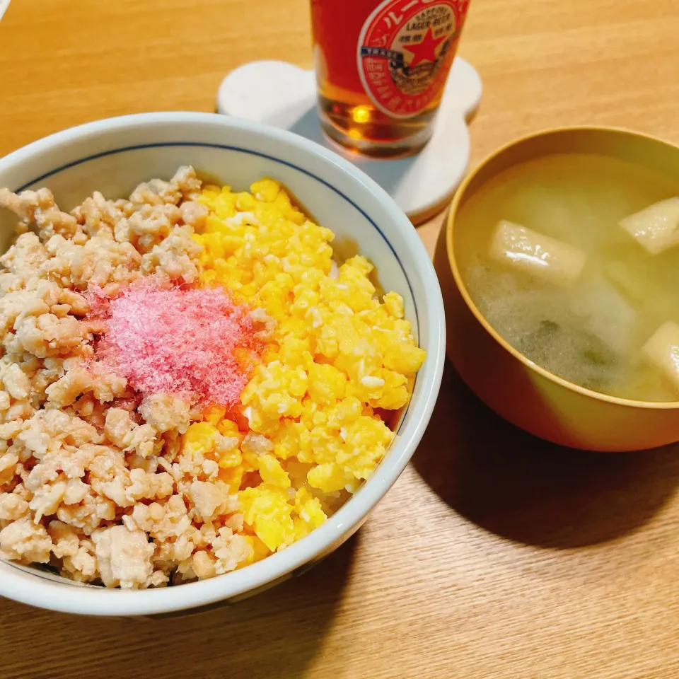 Snapdishの料理写真:そぼろ丼♡|38cさん