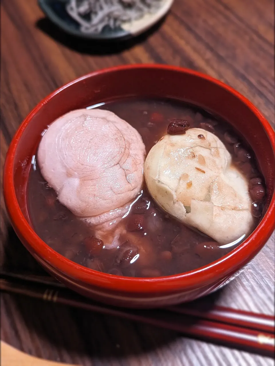 鏡開き、手抜きぜんざい。|おさかなさん