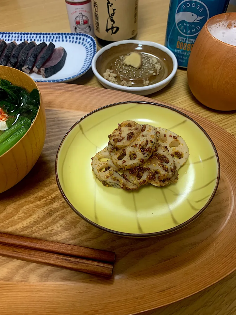 おかちさんの料理 れんこんの粒マス炒め🍀*゜|KimaLABOさん