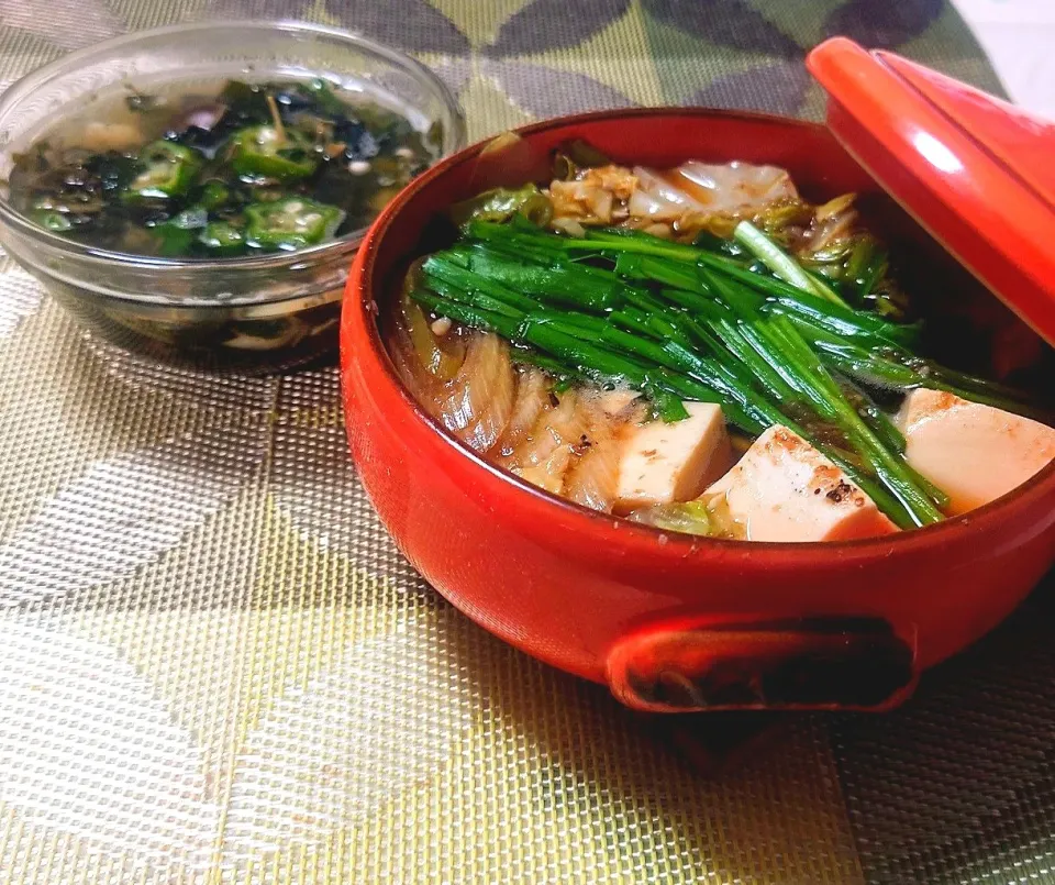 にんにく醤油鍋
ねばとろ腸活スープ|マギーさん