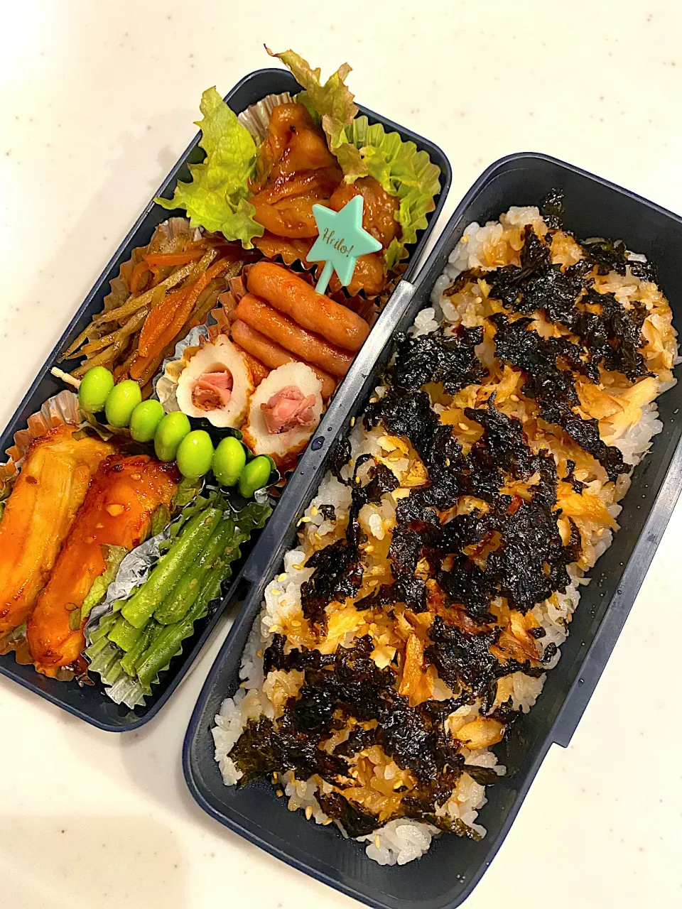 今日のお弁当🍱鯵ご飯|Chikaーーさん