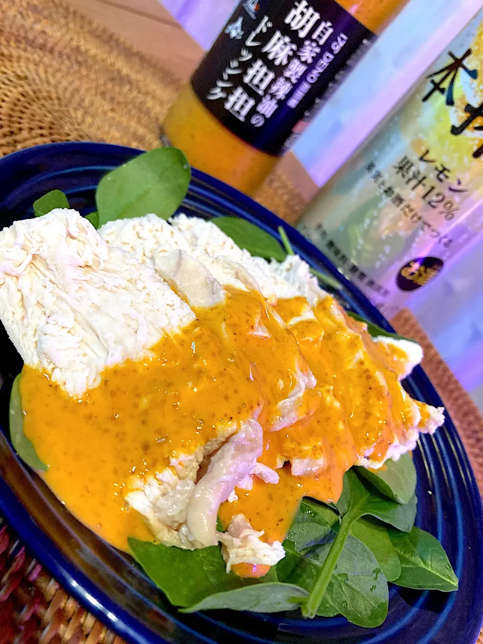 蒸し鶏の坦々ダレ😋🍻💕✨|アイさん