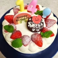 Snapdishの料理写真:娘さん誕生日ケーキ🎂|sさん