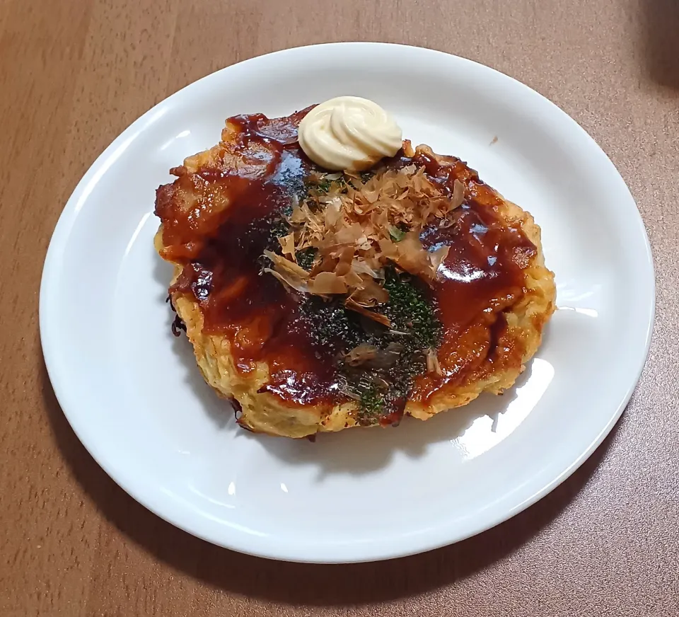 ナナの料理　お豆腐の入ったお好み焼き|ナナさん