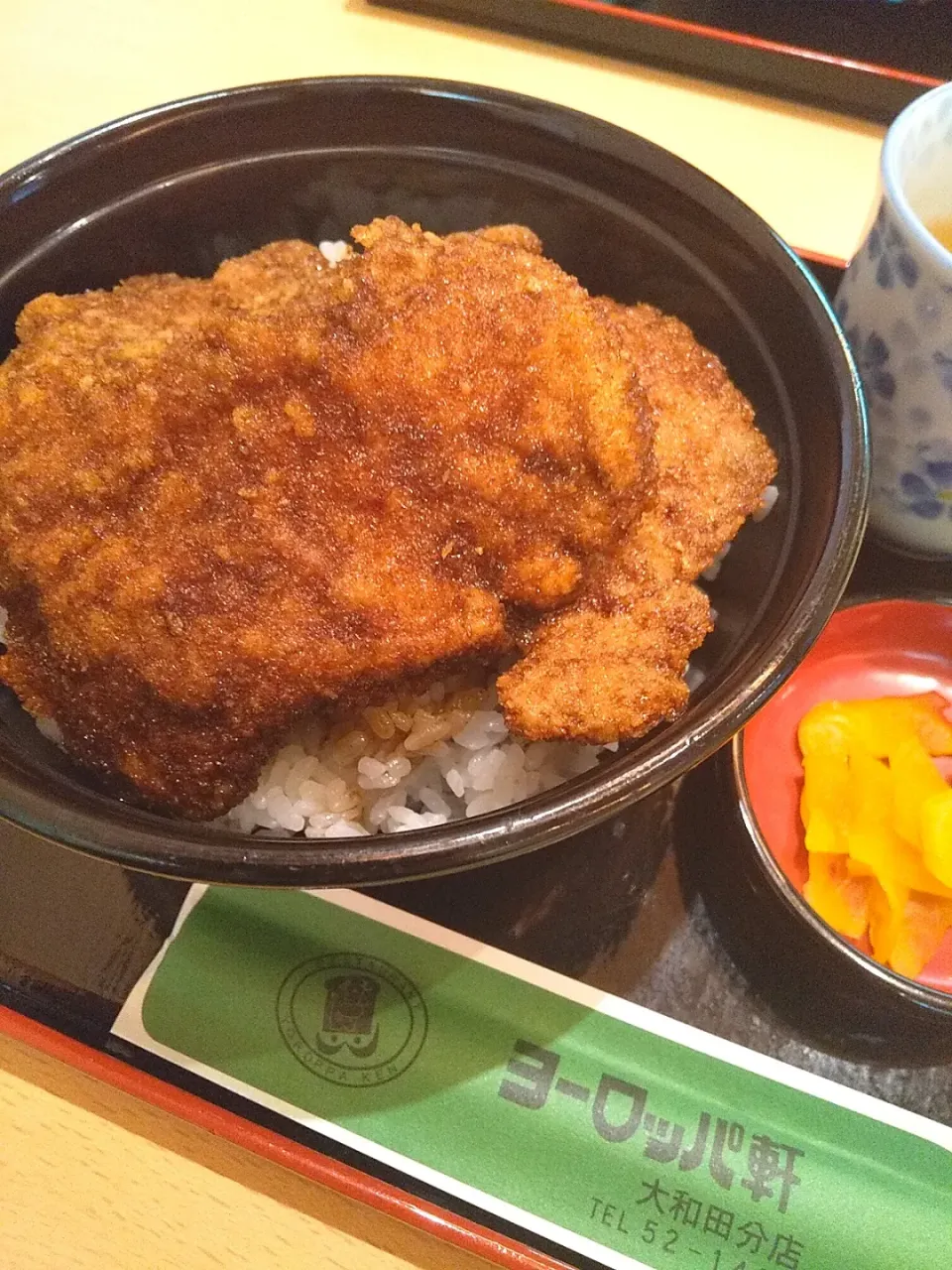 福井ヨーロッパ軒のソースカツ丼|さくらんぼさん