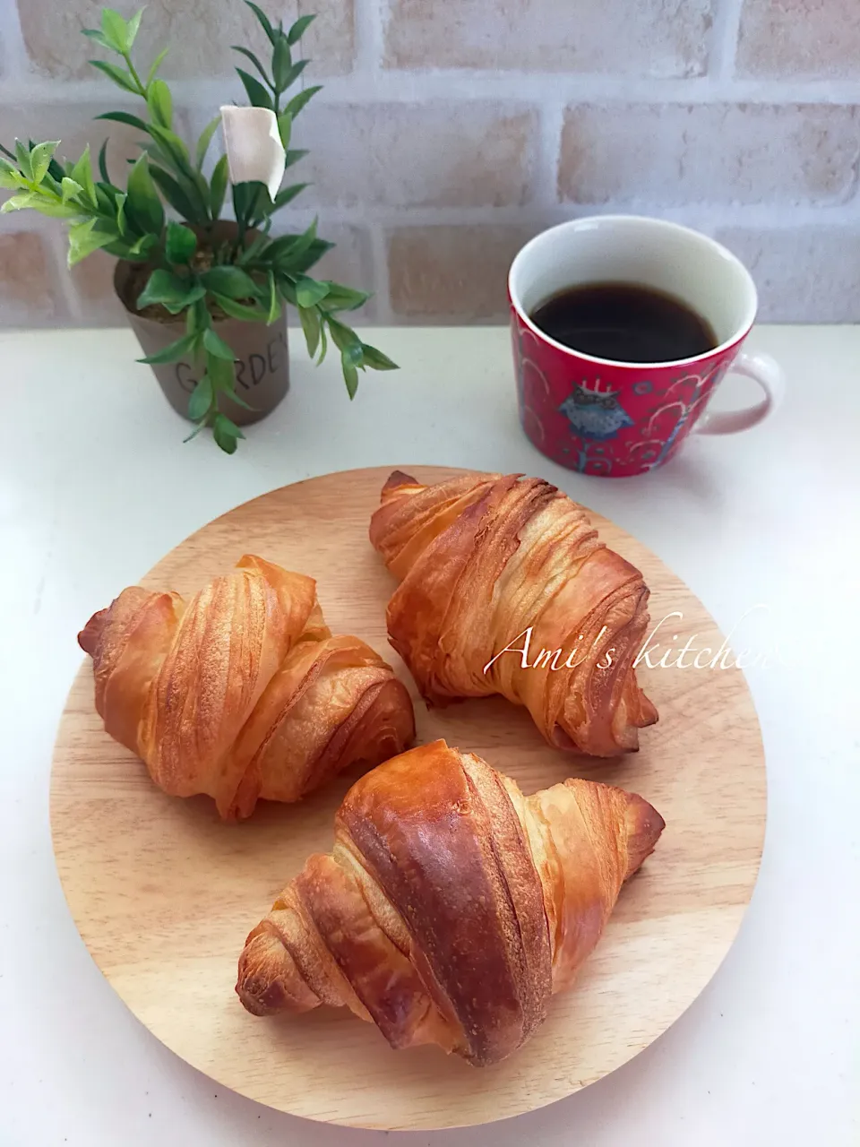 Snapdishの料理写真:久しぶりのクロワッサン☺️🥐|あみさん