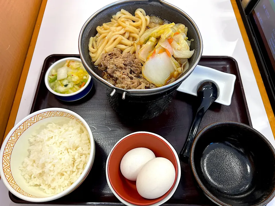 すき家の牛すき鍋定食|yokoさん