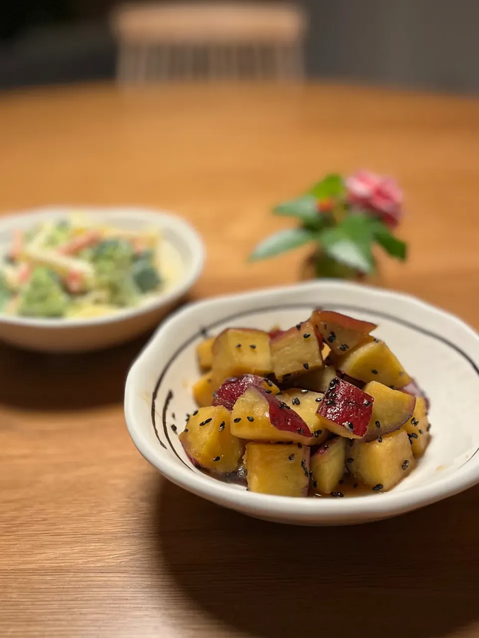 1/14の夕食　さつま芋の甘辛煮|yoneさん