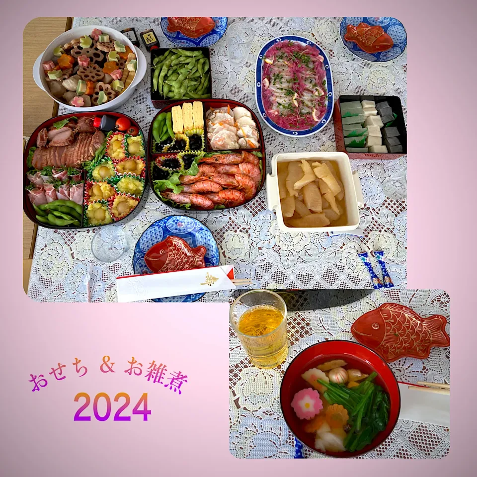 今年の　おせち & お雑煮|momo2067さん