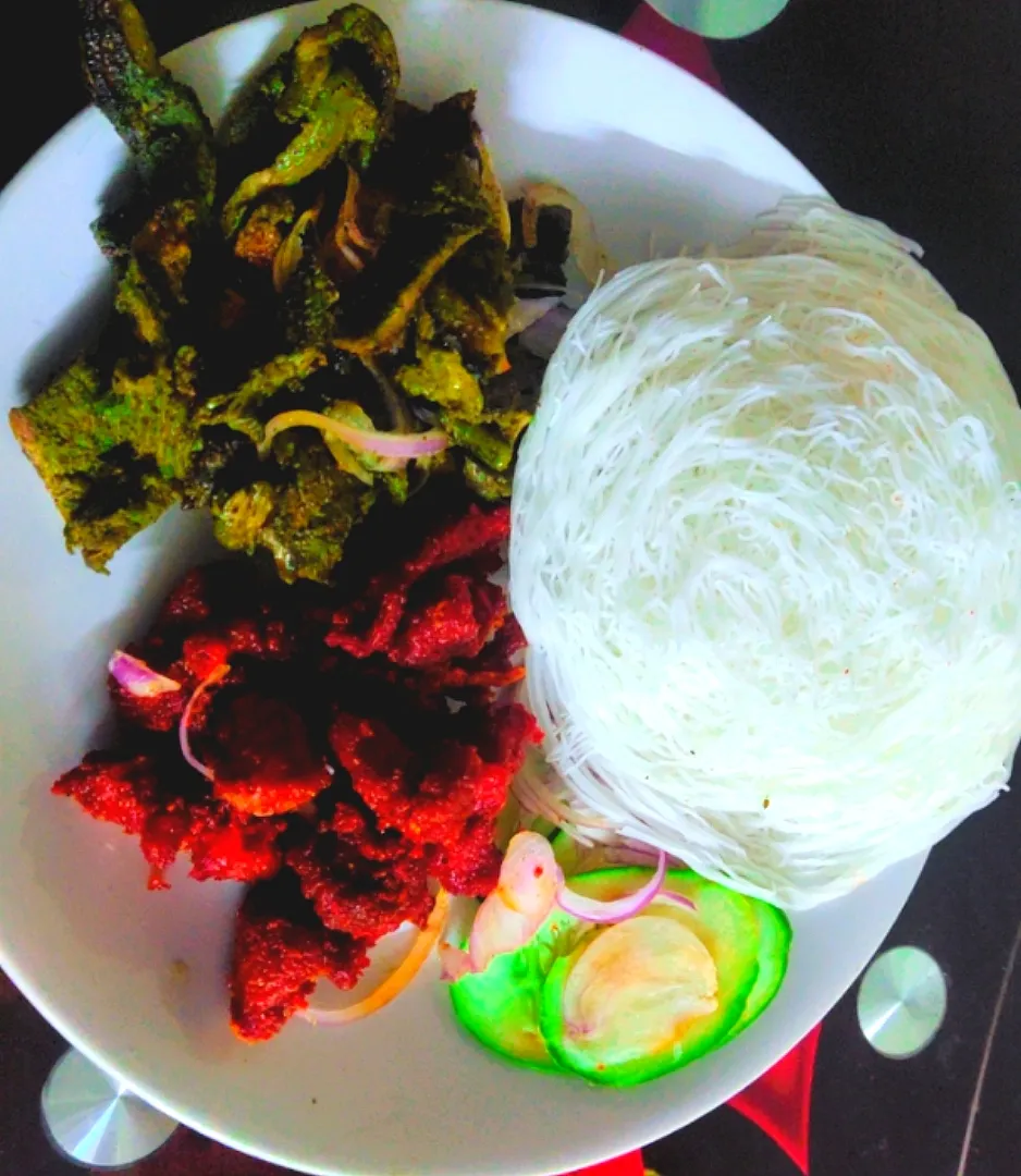 Veal kabab, Phal & Seviyan|Gulfi Khanさん