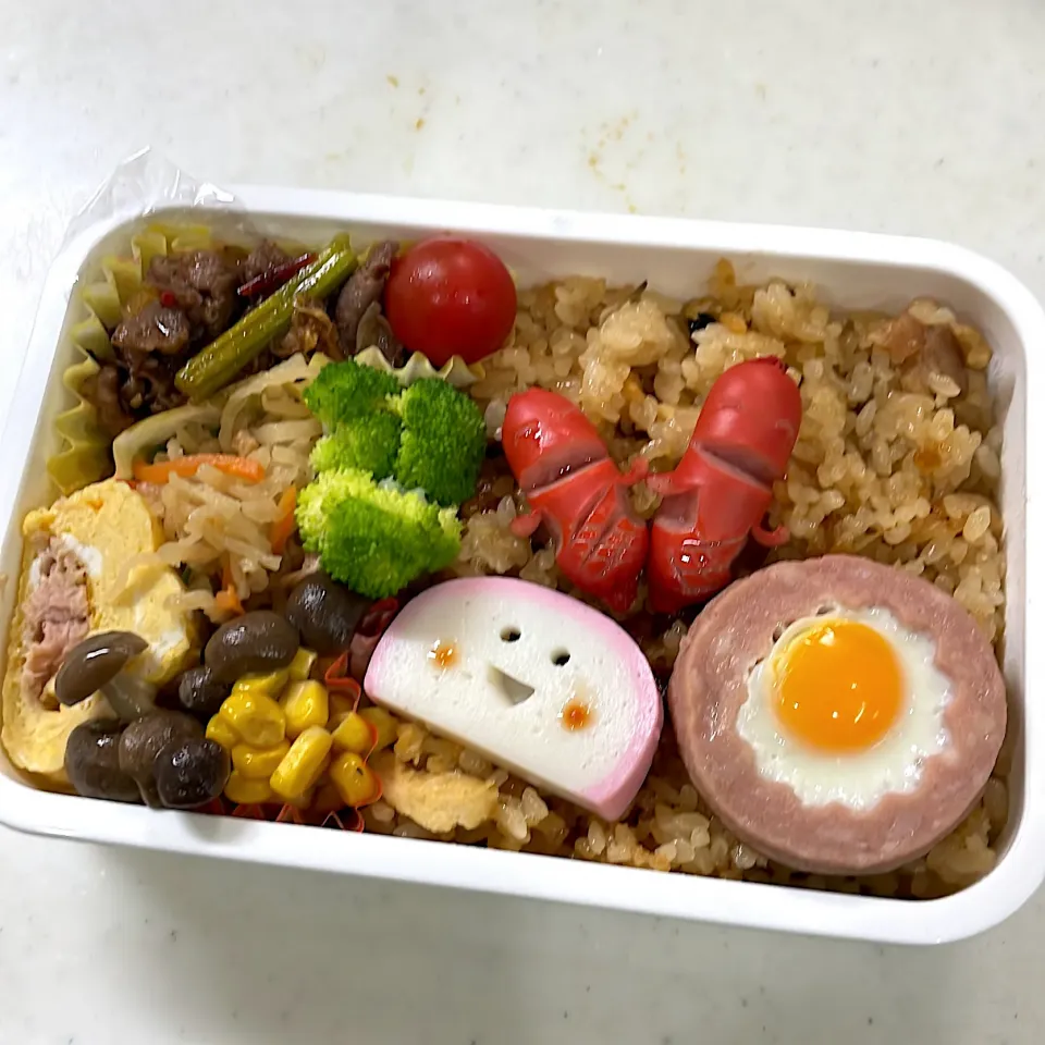 Snapdishの料理写真:2024年1月15日　オレ弁当♪|クッキングおやぢさん