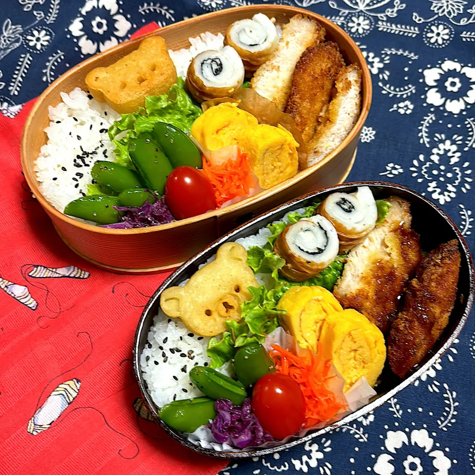 Snapdishの料理写真:チキンカツ弁当|roroさん