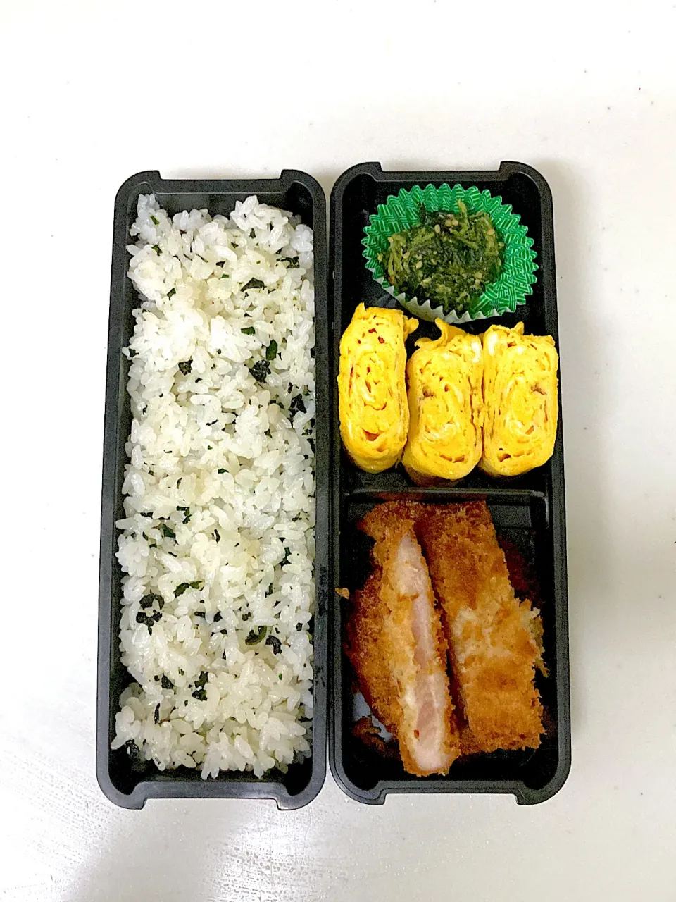 高2になった次男くんへとんかつ弁当|晴れ時々弁当さん