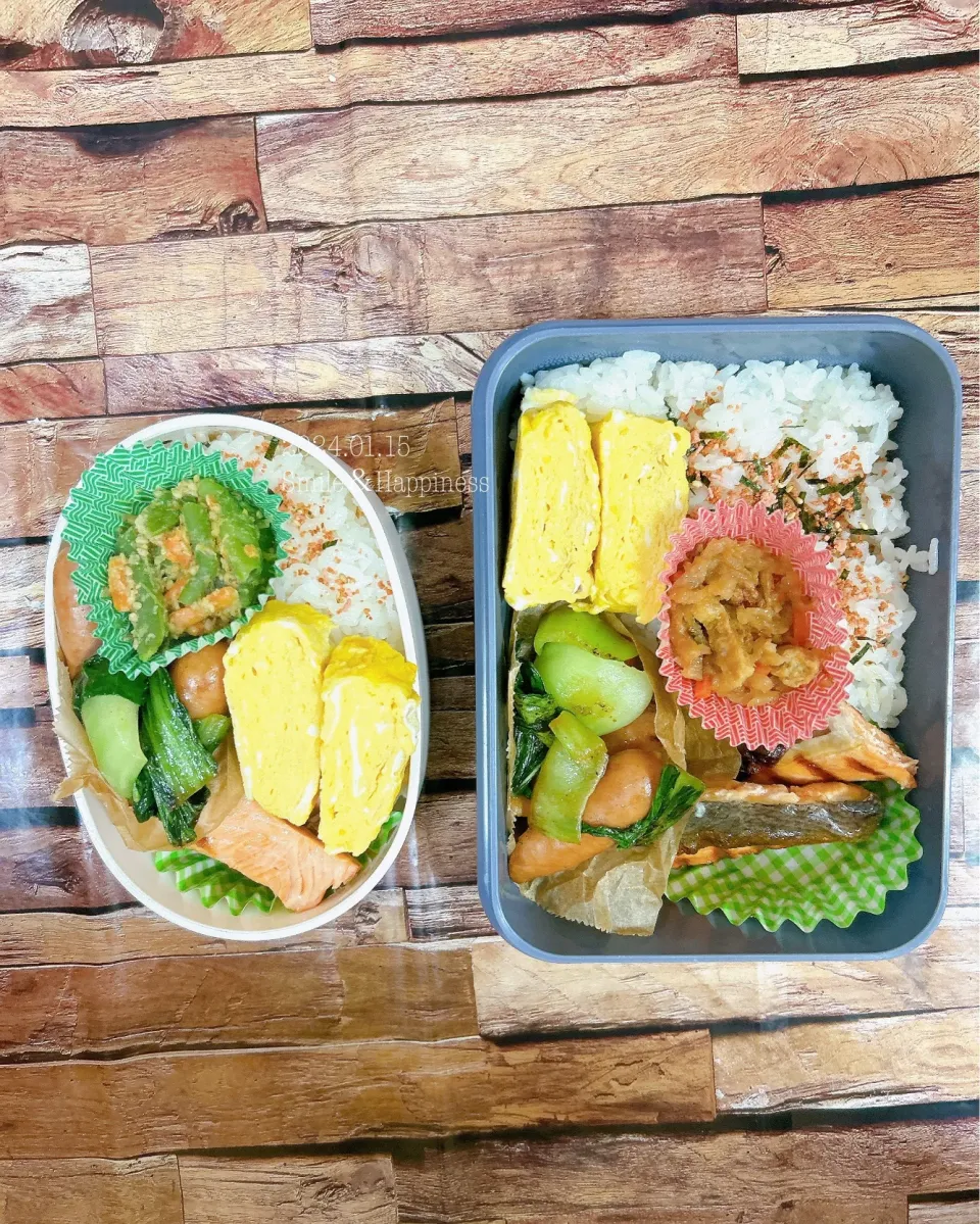 Snapdishの料理写真:2人弁当😆|Rie Naganoさん