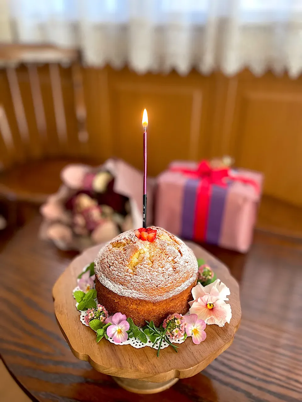 m’chinさんの料理 happy birthday to me ヴィクトリアサンドケーキ|m’chinさん