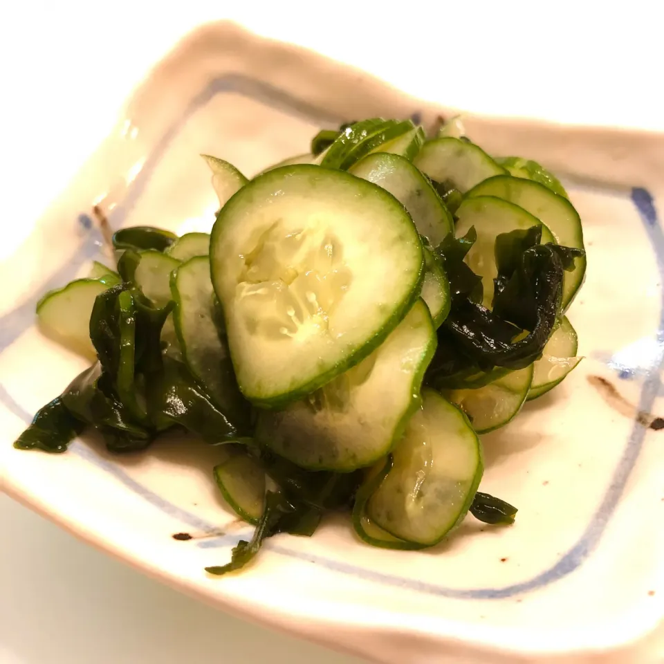 きゅうりとワカメの酢の物|ユキちゃんさん