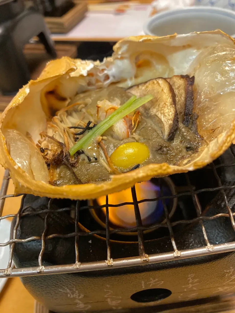 かに味噌甲羅焼き🦀|Kojiさん