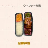 Snapdishの料理写真:ウィンナー弁当|pikas0nさん