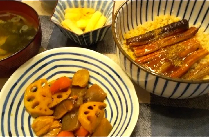 '24．1/16
今夜は穴子丼😋|たえさん