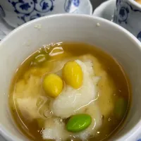 Snapdishの料理写真:金目鯛と海老のおろし蒸し|Toshikazu Kamibeppuさん